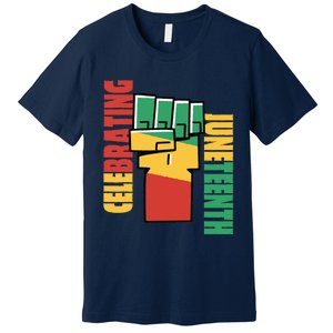 JUNETEENTH Celebrating Black Freedom 1865 African American Premium T-Shirt