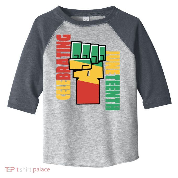 JUNETEENTH Celebrating Black Freedom 1865 African American Toddler Fine Jersey T-Shirt