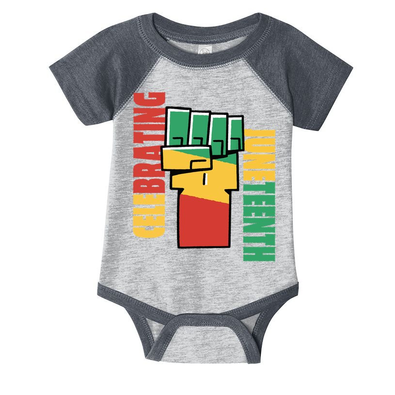 JUNETEENTH Celebrating Black Freedom 1865 African American Infant Baby Jersey Bodysuit