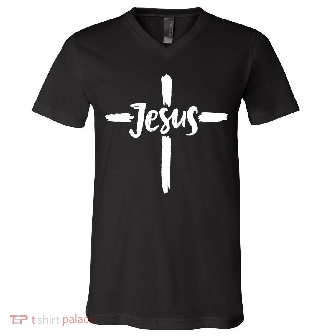 Jesus Cross Christianity V-Neck T-Shirt