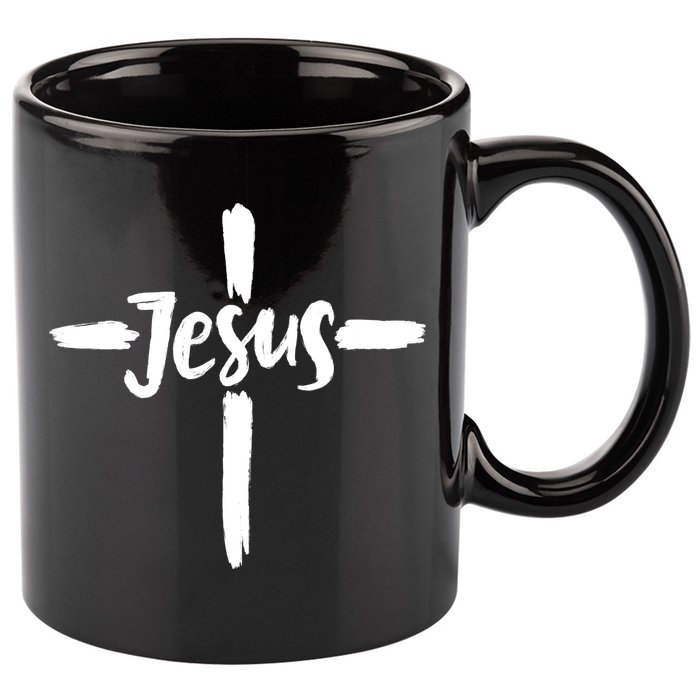 Jesus Cross Christianity 11oz C Handle Ceramic Mug