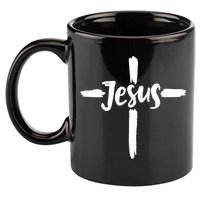 Jesus Cross Christianity 11oz C Handle Ceramic Mug
