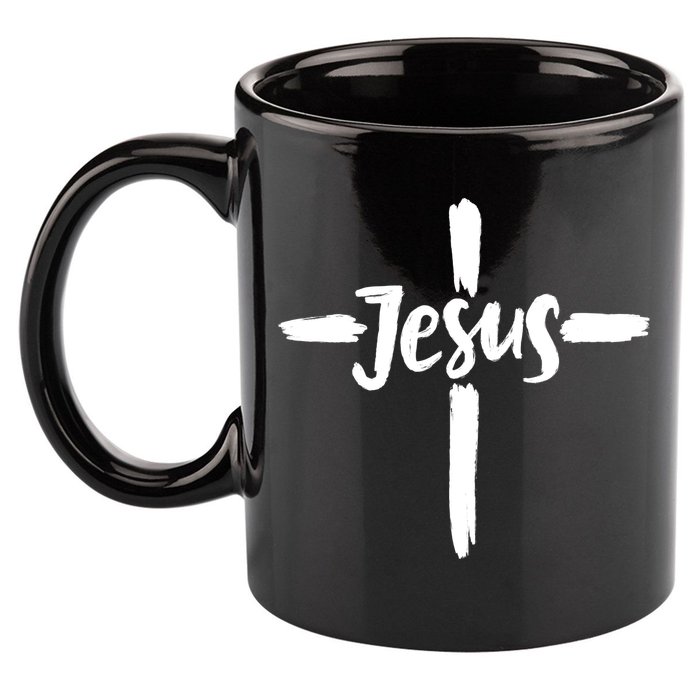 Jesus Cross Christianity 11oz C Handle Ceramic Mug