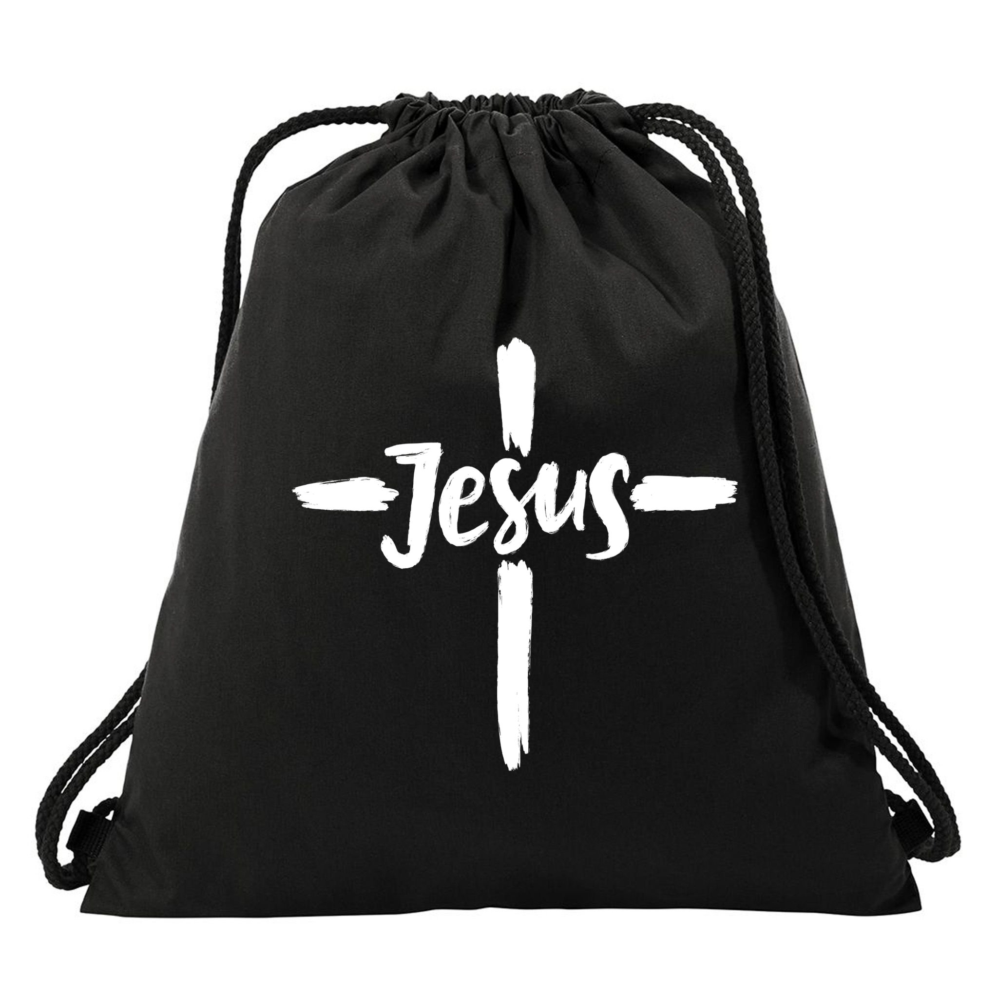 Jesus Cross Christianity Drawstring Bag