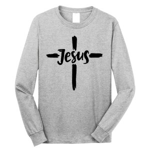 Jesus Cross Christianity Long Sleeve Shirt