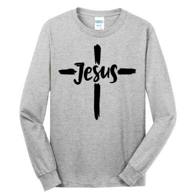 Jesus Cross Christianity Tall Long Sleeve T-Shirt