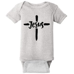 Jesus Cross Christianity Baby Bodysuit