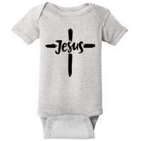 Jesus Cross Christianity Baby Bodysuit