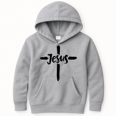 Jesus Cross Christianity Kids Hoodie
