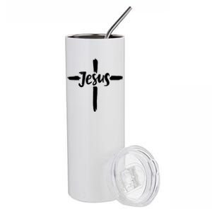 Jesus Cross Christianity Stainless Steel Tumbler