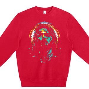 Jesus Christ Christian Preach Gospel Bible readers Jesus Premium Crewneck Sweatshirt