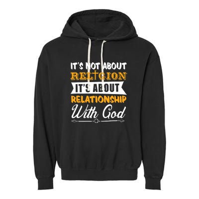 Jesus Christ Cross Friendship Bible Verse God Funny Christian Garment-Dyed Fleece Hoodie