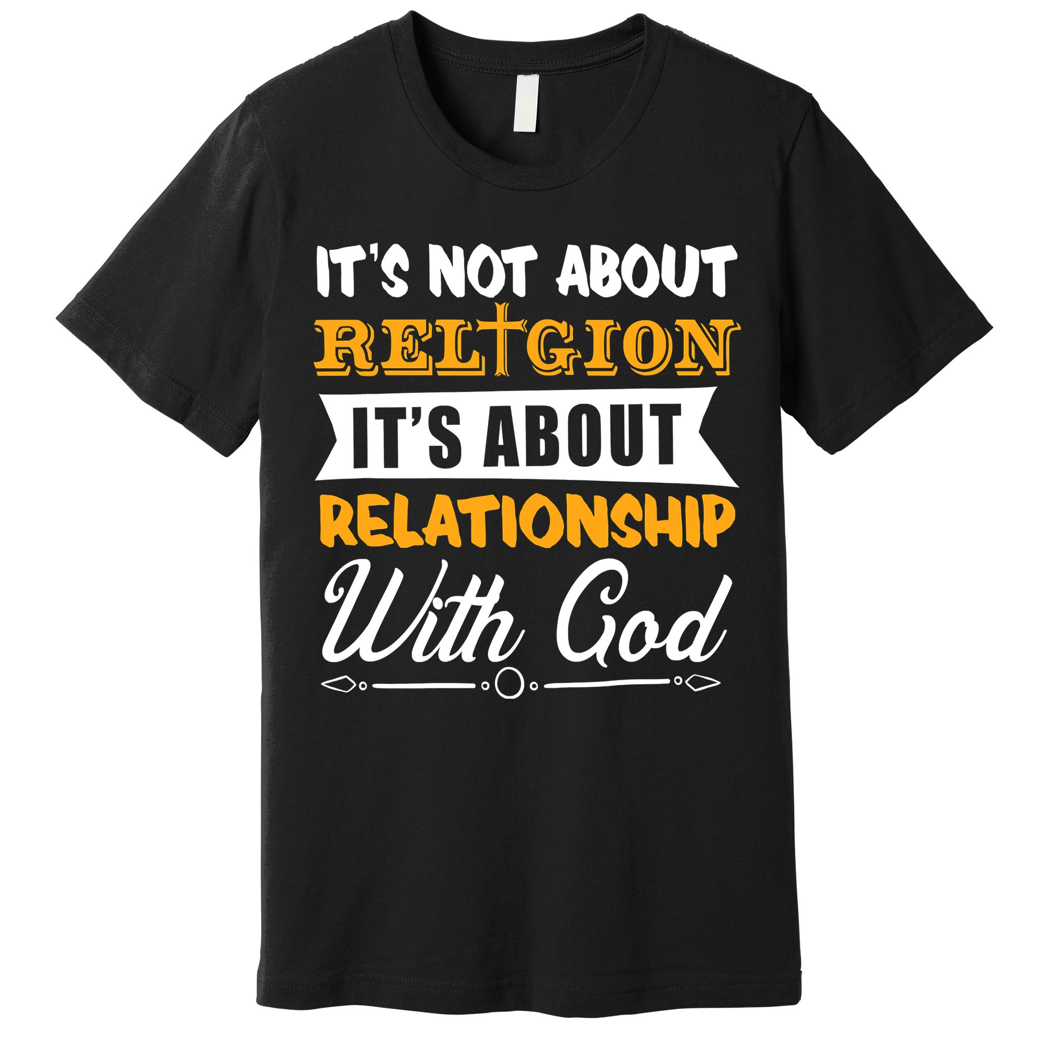Jesus Christ Cross Friendship Bible Verse God Funny Christian Premium T-Shirt