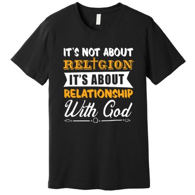 Jesus Christ Cross Friendship Bible Verse God Funny Christian Premium T-Shirt