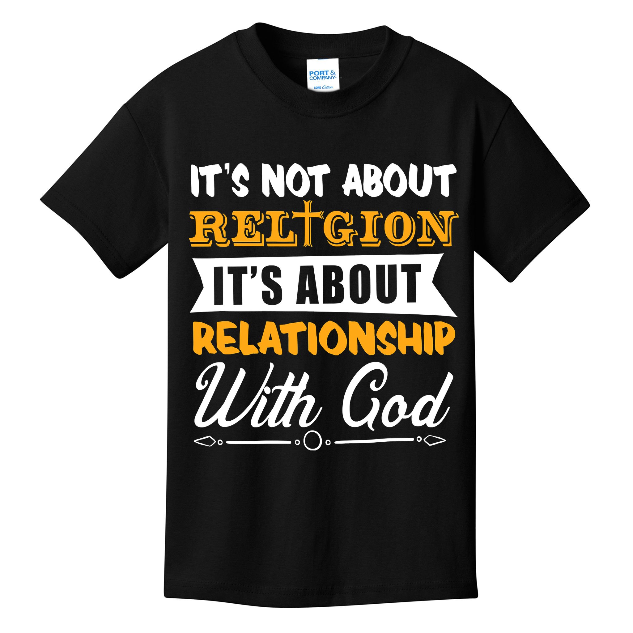 Jesus Christ Cross Friendship Bible Verse God Funny Christian Kids T-Shirt