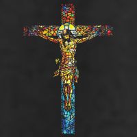 Jesus Cross Christian Stained Glass Christian Art Adult Drive Performance Visor