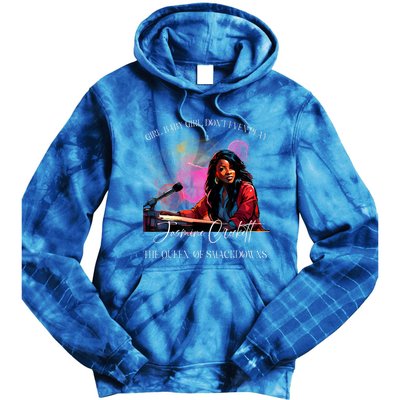 Jasmine Crockett Crockett Clapback Queen Of Smackdowns Tie Dye Hoodie