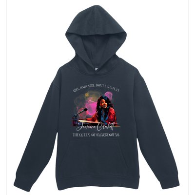 Jasmine Crockett Crockett Clapback Queen Of Smackdowns Urban Pullover Hoodie