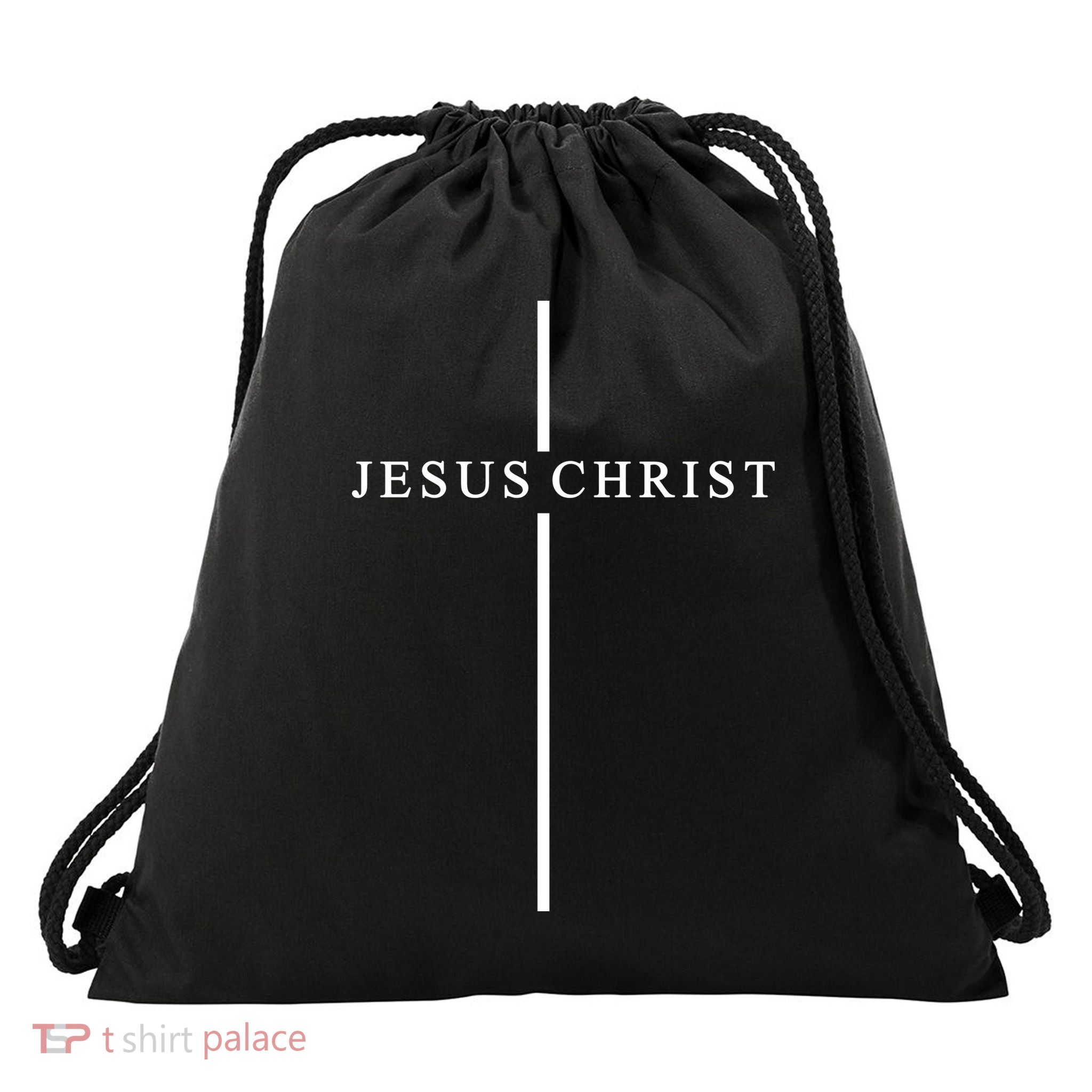 Jesus Christ Cross Christian Drawstring Bag