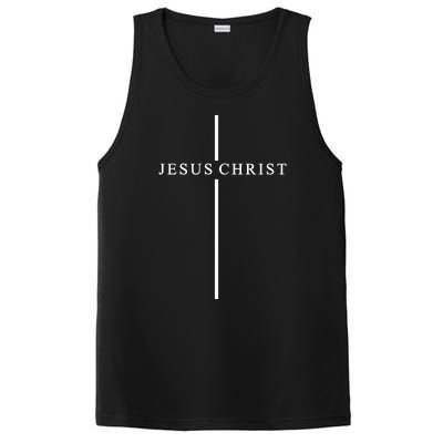 Jesus Christ Cross Christian PosiCharge Competitor Tank