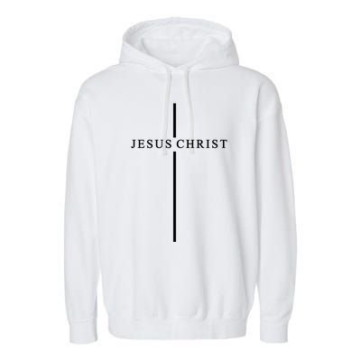 Jesus Christ Cross Christian Garment-Dyed Fleece Hoodie