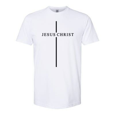 Jesus Christ Cross Christian Softstyle® CVC T-Shirt