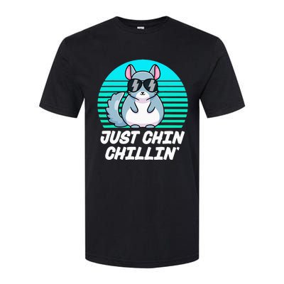 Just Chin Chillin Funny Chinchilla Lovers Kawaii Chinchillin Softstyle® CVC T-Shirt