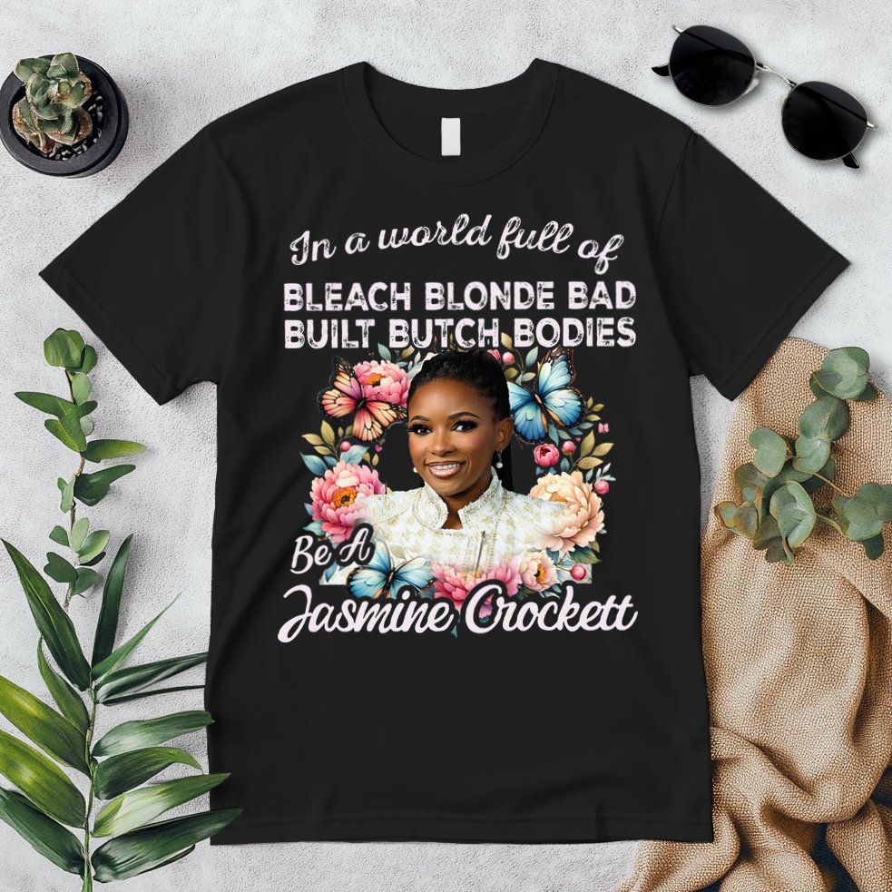 Jasmine Crockett Calls Out Marjorie Taylor Greene Premium T-Shirt