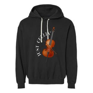 Just Cellin Cello Garment-Dyed Fleece Hoodie