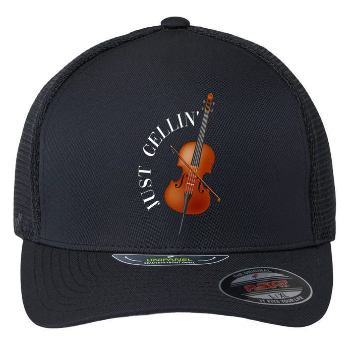 Just Cellin Cello Flexfit Unipanel Trucker Cap