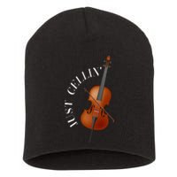 Just Cellin Cello Short Acrylic Beanie