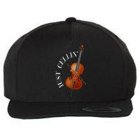 Just Cellin Cello Wool Snapback Cap