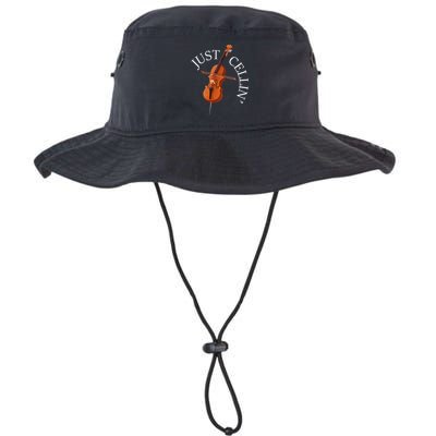 Just Cellin Cello Player Cellist Musician Classical Music Bucket Hat