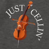Just Cellin Cello Player Cellist Musician Classical Music Vector Backpack