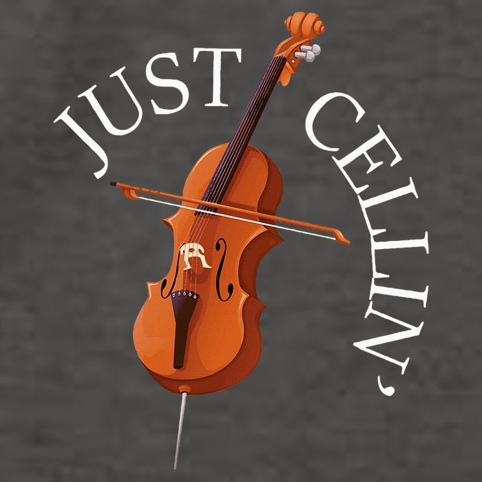 Just Cellin Cello Player Cellist Musician Classical Music Vector Backpack