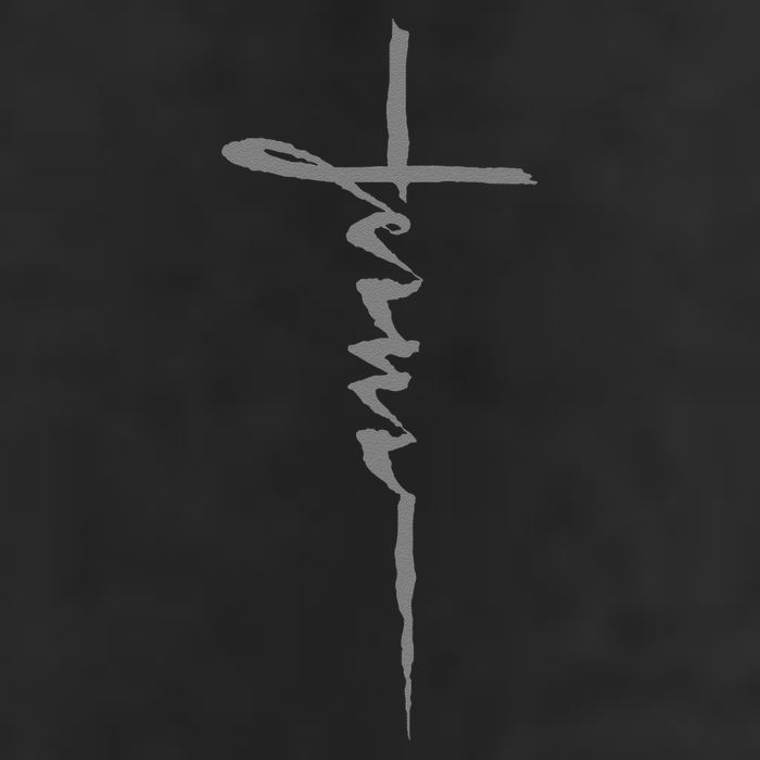 Jesus Christian Cross Art Cursive Inspiring Gift Adult Drive Performance Visor