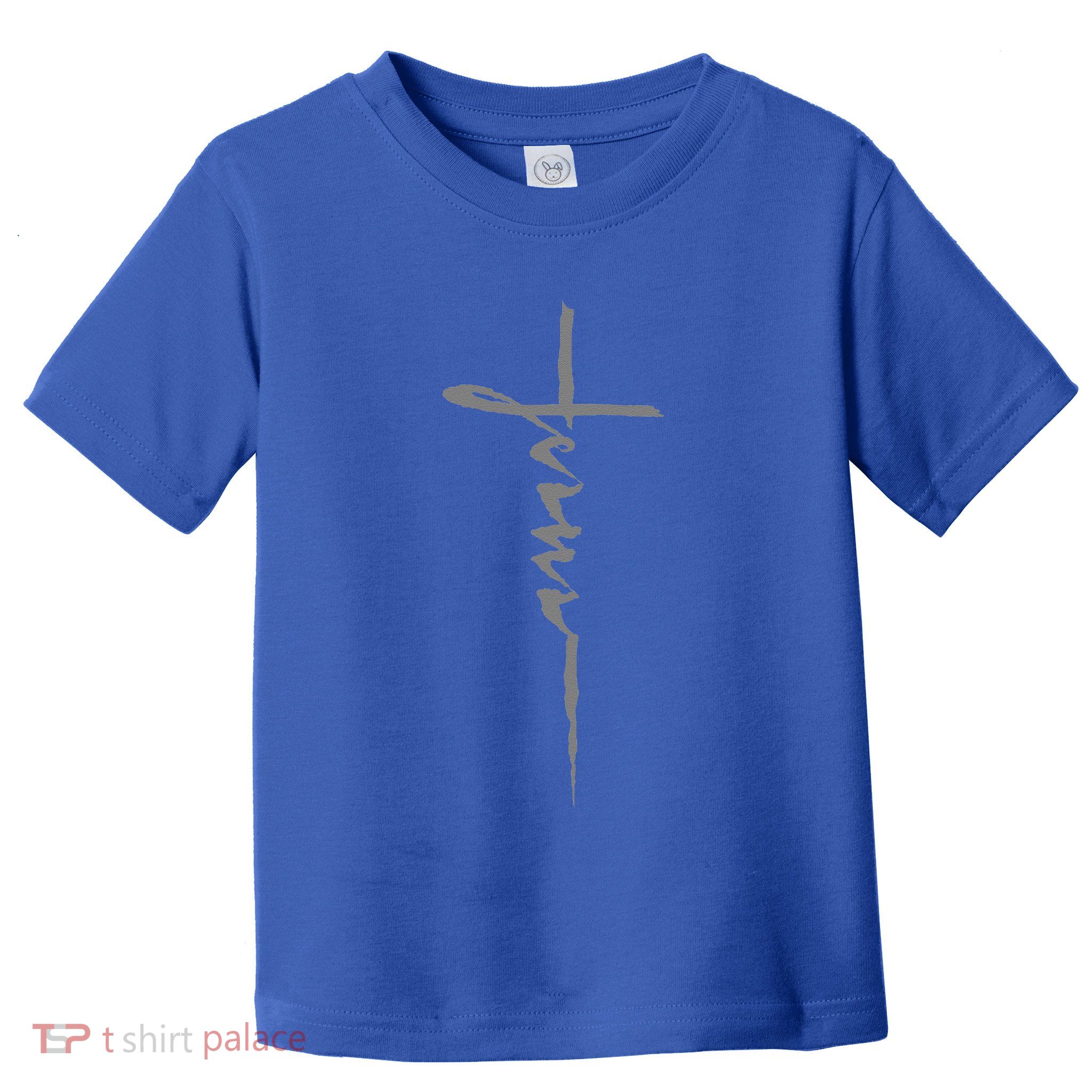 Jesus Christian Cross Art Cursive Inspiring Gift Toddler T-Shirt