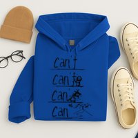 Jesus Christian Cross Cant Can Art Hoodie