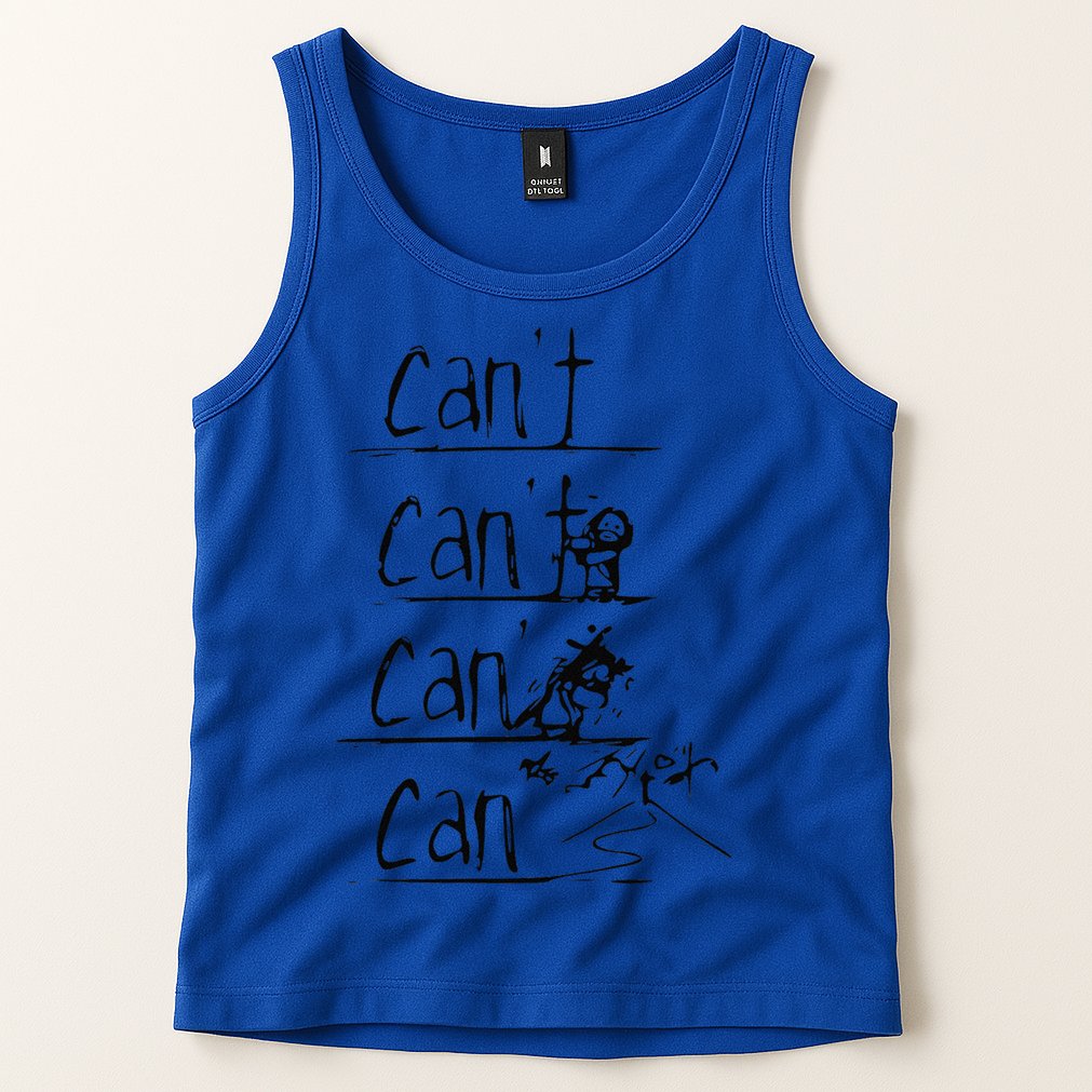 Jesus Christian Cross Cant Can Art Tank Top