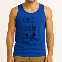 Jesus Christian Cross Cant Can Art Tank Top