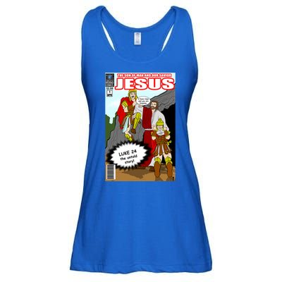 Jesus Christian Comic Cover Ladies Essential Flowy Tank