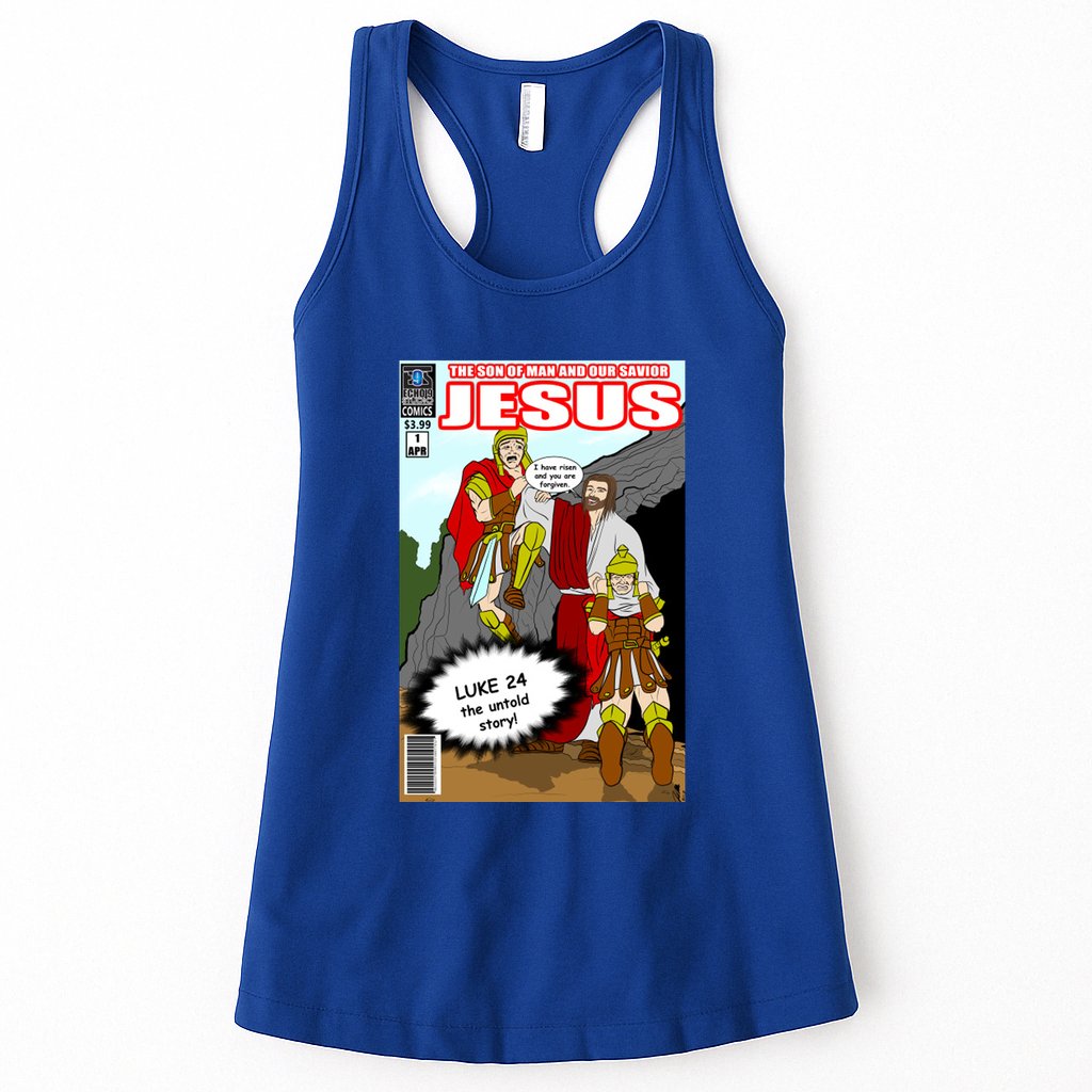 Jesus Christian Comic Cover Womens Tank Top