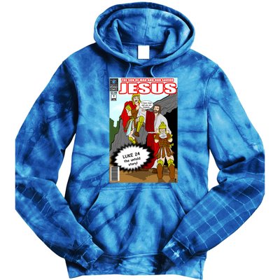 Jesus Christian Comic Cover Tie Dye Hoodie