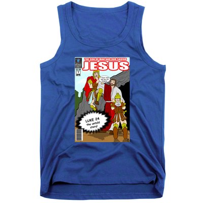 Jesus Christian Comic Cover Tank Top