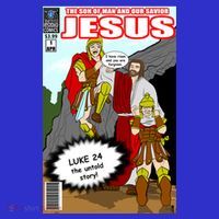 Jesus Christian Comic Cover Womens T-Shirt