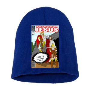 Jesus Christian Comic Cover Short Acrylic Beanie