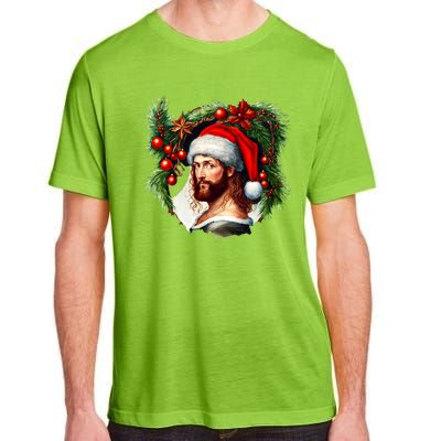 Jesus Christ Christmas Portrait Adult ChromaSoft Performance T-Shirt