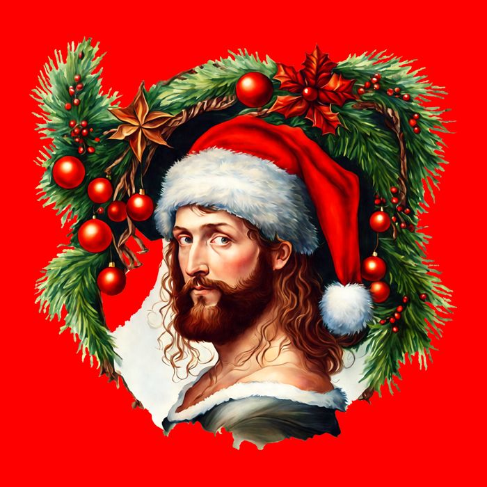 Jesus Christ Christmas Portrait Bag