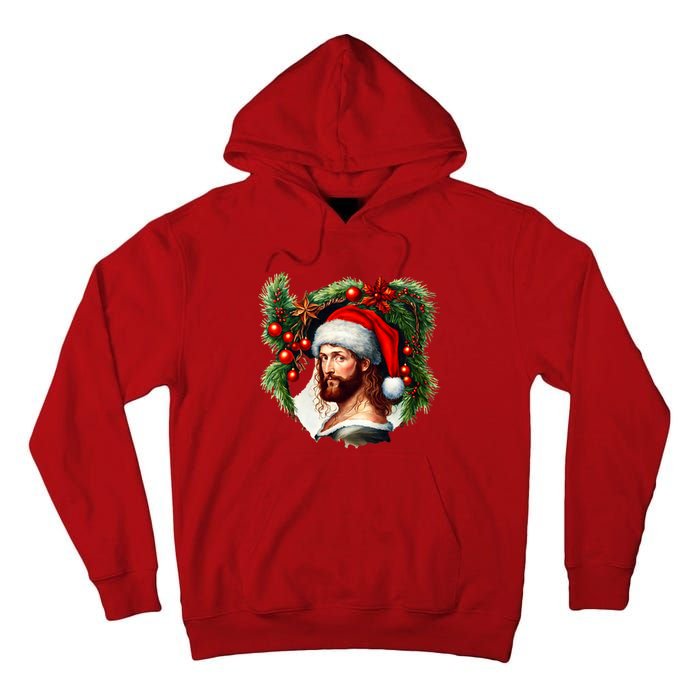 Jesus Christ Christmas Portrait Tall Hoodie