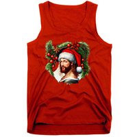 Jesus Christ Christmas Portrait Tank Top